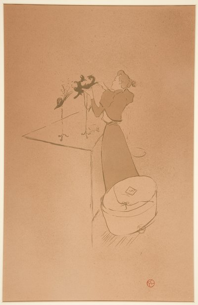 Die Modistin, Renée Vert von Henri de Toulouse Lautrec