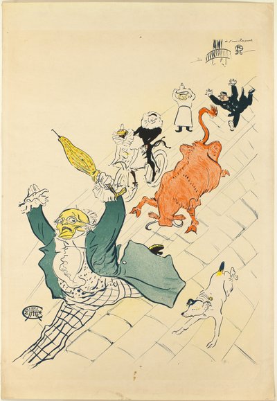 Die wütende Kuh von Henri de Toulouse Lautrec