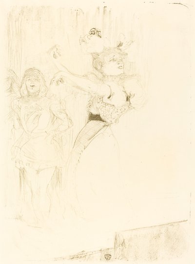 Lender tanzt den Bolero in Chilperic, 1895 von Henri de Toulouse Lautrec