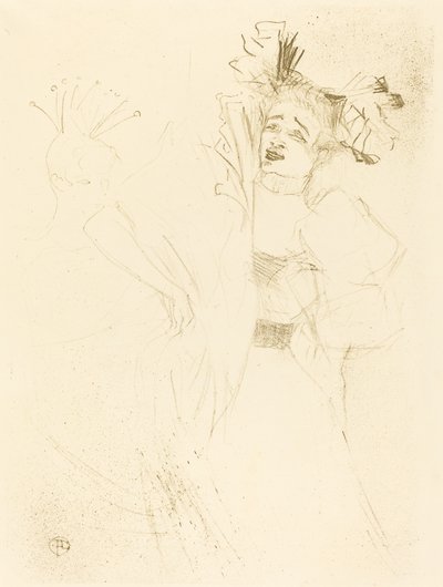 Lender von vorne in "Chilperic" (Lender de face dans "Chilpéric") von Henri de Toulouse Lautrec