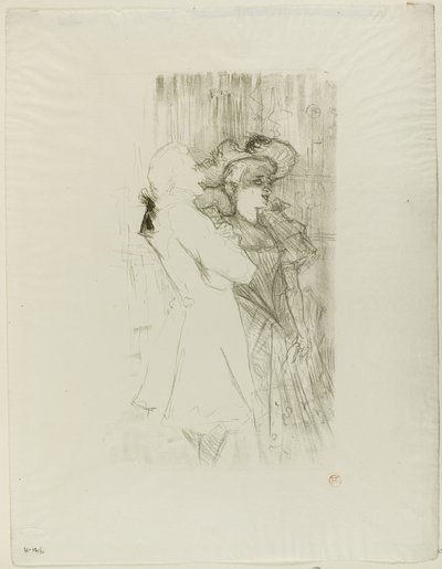 Lender und Auguez in La Chanson de Fortunio von Henri de Toulouse Lautrec