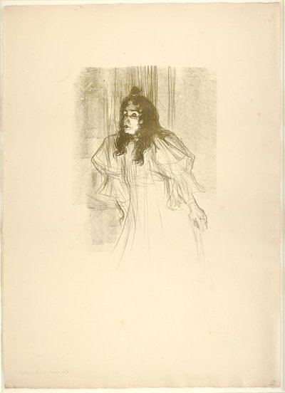 Miss May Belfort en Cheveux von Henri de Toulouse Lautrec