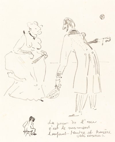 Neujahrsgruß, 1897 von Henri de Toulouse Lautrec