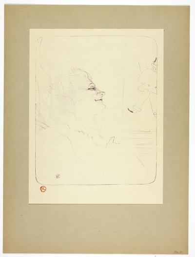 Pessima, Tafel drei aus Yvette Guilbert von Henri de Toulouse Lautrec