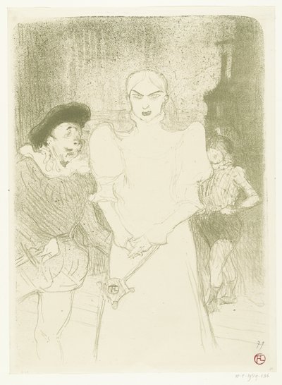 Porträt der Schauspielerin Rose Caron in ihrer Rolle als Marguerite in Faust in der Oper in Paris von Henri de Toulouse Lautrec
