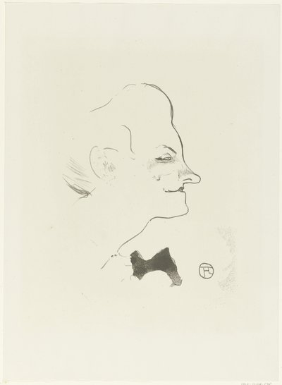 Porträt der Sängerin Yvette Gilbert von Henri de Toulouse Lautrec