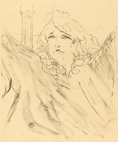 Sarah Bernhardt in "Cleopatra" von Henri de Toulouse Lautrec