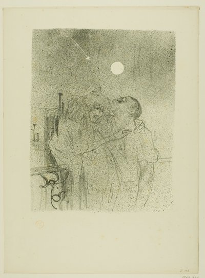 Sternschnuppen, aus Mélodies de Désiré Dihau von Henri de Toulouse Lautrec