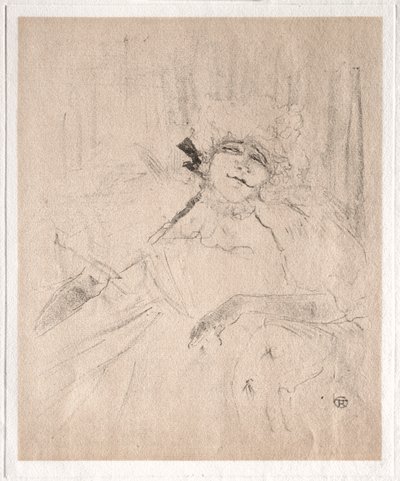 Yvette Guilbert: Chanson Ancienne von Henri de Toulouse Lautrec