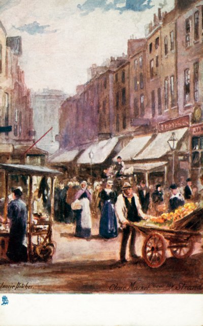 Alt-London: Clare Market, nahe dem Strand von Henrie Pitcher
