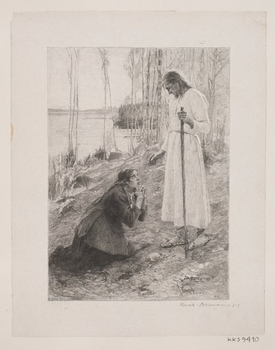 Christus erscheint Maria Magdalena von Henrik Bornemann