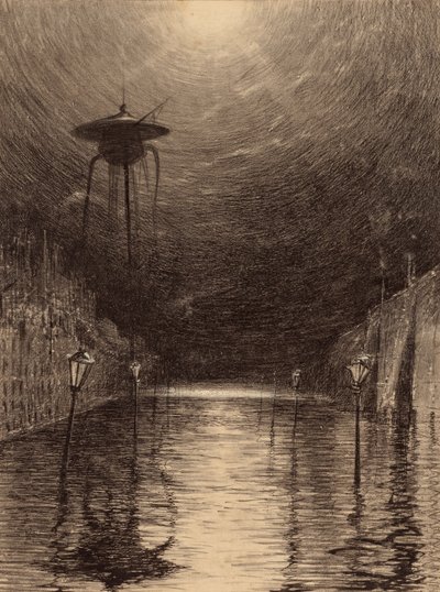 Marsmaschine über der Themse von Henrique Alvim Correa