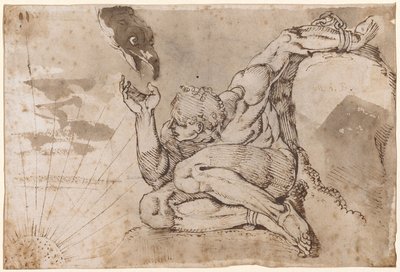 Prometheus (männlicher Akt mit 5 Punkten) von Henry (1741 1825) Fuseli