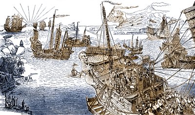 Das Schiff von Marco Polo von Henry (after) Yule