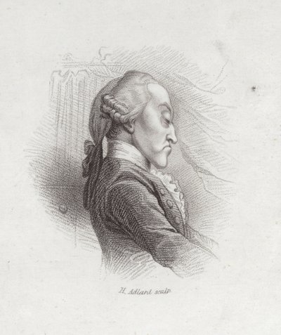 Thomas Augustine Arne, englischer Komponist (1710-1778) von Henry Adlard