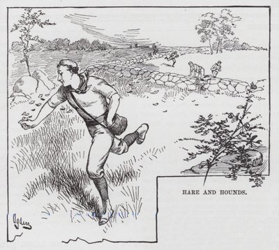 Hase und Hunde von Henry Alexander (after) Ogden