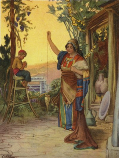 Das Ergreifen der Spindel von Henry Andrew Harper