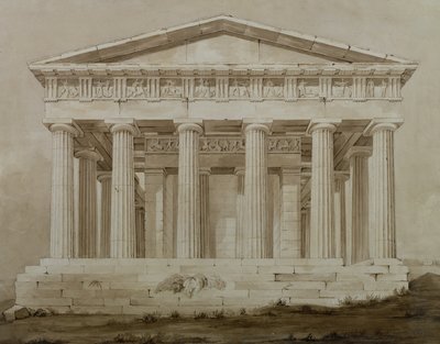 Tempel des Hephaistos, Athen von Henry Bailey