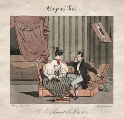 Pariser Gelegenheiten: Das Komplement der Studenten von Henry Bonaventure Monnier