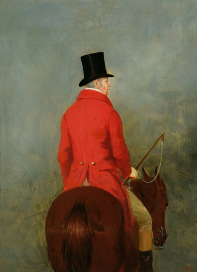 Porträt von Thomas Cholmondeley, erster Lord Delamere, auf seinem Jäger: Eine Studie für 