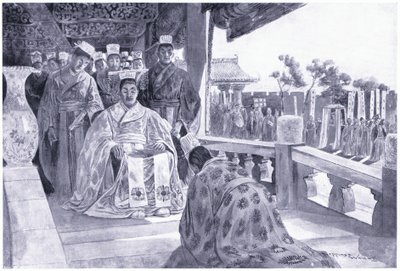 Han Yu präsentiert sein Memorandum von Henry Charles Seppings Wright
