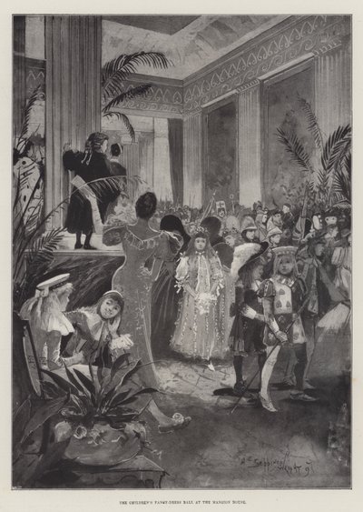 Der Kinderkostümball im Mansion House von Henry Charles Seppings Wright