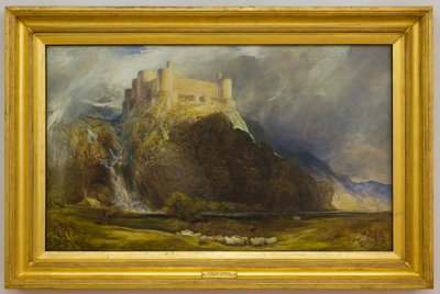Harlech Castle, Vierkant zu den Winden, die wehen, ca. 1894 von Henry Clarence Whaite