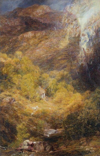 Die Vision des Büßers: Der Traum des Hirten, 1848-1912 von Henry Clarence Whaite