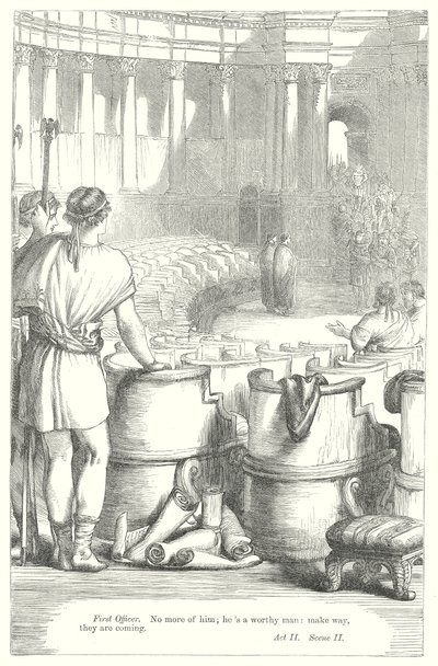 Coriolanus (Gravur) von Henry Courtney (after) Selous
