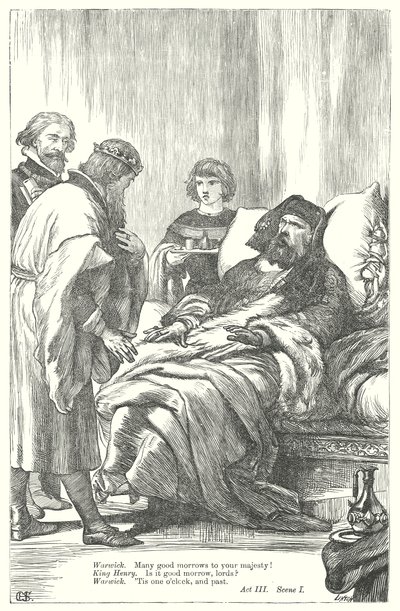 König Heinrich IV. Teil II (Gravur) von Henry Courtney (after) Selous