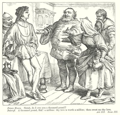König Heinrich IV. Teil I von Henry Courtney (after) Selous