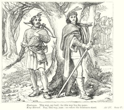 König Heinrich VI. Teil III von Henry Courtney (after) Selous