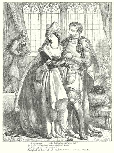 König Heinrich V (Gravur) von Henry Courtney (after) Selous