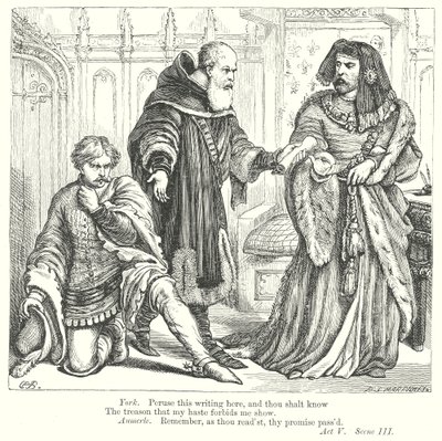 König Richard II (Gravur) von Henry Courtney (after) Selous