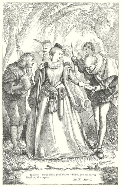 Verlorene Liebesmüh von Henry Courtney (after) Selous