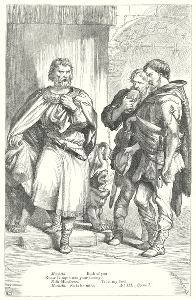 Macbeth (Gravur) von Henry Courtney (after) Selous