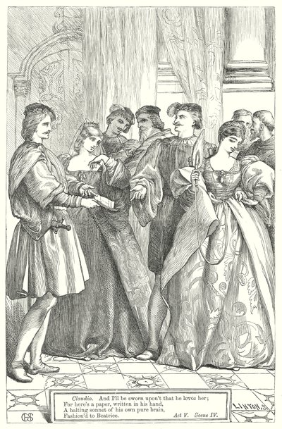 Viel Lärm um nichts von Henry Courtney (after) Selous