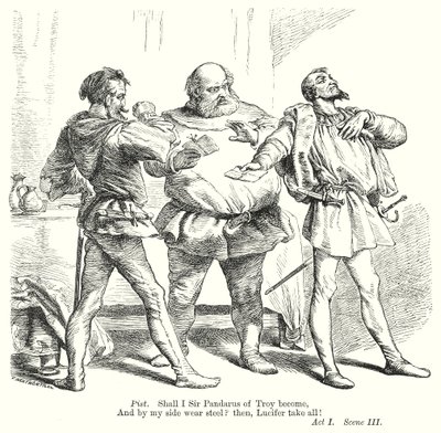 Die lustigen Weiber von Windsor (Gravur) von Henry Courtney (after) Selous