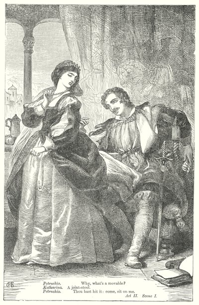 Der Widerspenstigen Zähmung von Henry Courtney (after) Selous