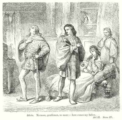 Die zwei Herren aus Verona von Henry Courtney (after) Selous