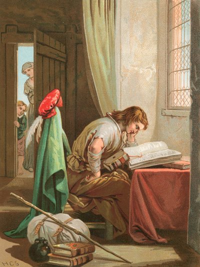 Christian weint und betet von Henry Courtney Selous