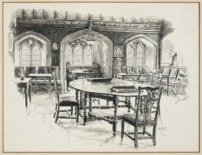 Der Lesesaal, Chetham College von Henry Edward Tidmarsh