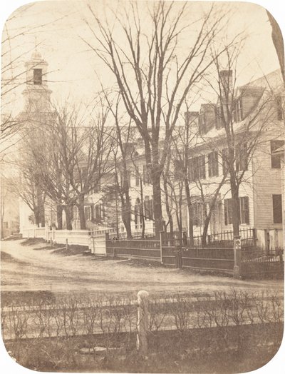 Dartmouth College Kirche, Professor Clement Longs Haus, Präsident Nathan Lords Haus, Sherman Nunnery von Henry F. Herbert