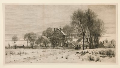 Der Tag endet, die Nacht bricht herein: Ein Nachmittag im Februar von Henry Farrer