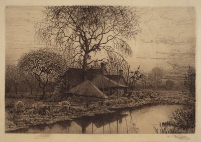 Ohne Titel (Bauernhaus, Long Island) von Henry Farrer