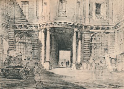 Doppelt gesäumt mit verlassenen Palästen, ca. 1927 von Henry Franks Waring