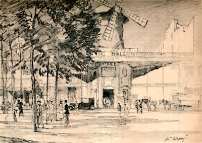 Le Moulin Rouge, ca. 1927 von Henry Franks Waring