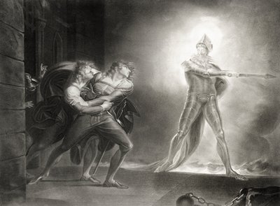 Hamlet, Akt I, Szene IV, von William Shakespeare (1564-1616) graviert von Robert Thew (1758-1802) von Johann Heinrich Füssli