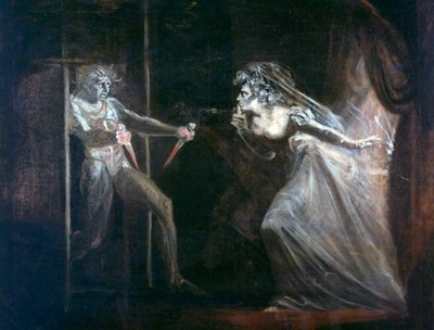 Lady Macbeth ergreift die Dolche, ausgestellt 1812 von Johann Heinrich Füssli