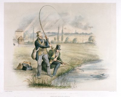 Jack Fishing, Lea Bridge, aus einer Serie von sechs Bildern des 